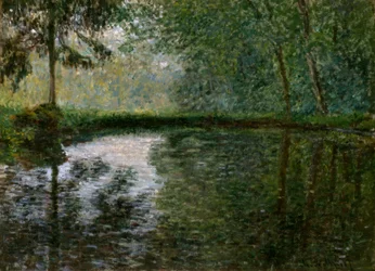 Hjørne av dammen ved Montgeron